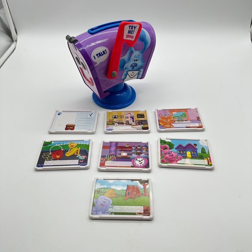 VTG Blues Clues & You Mail Time Talking Mailbox 2020 Toy Tested Works 7 Letters